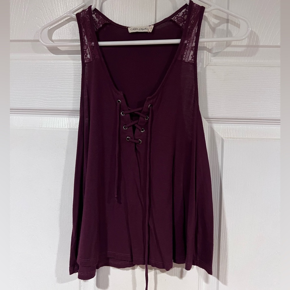 Chloe & Katie corset tank top
